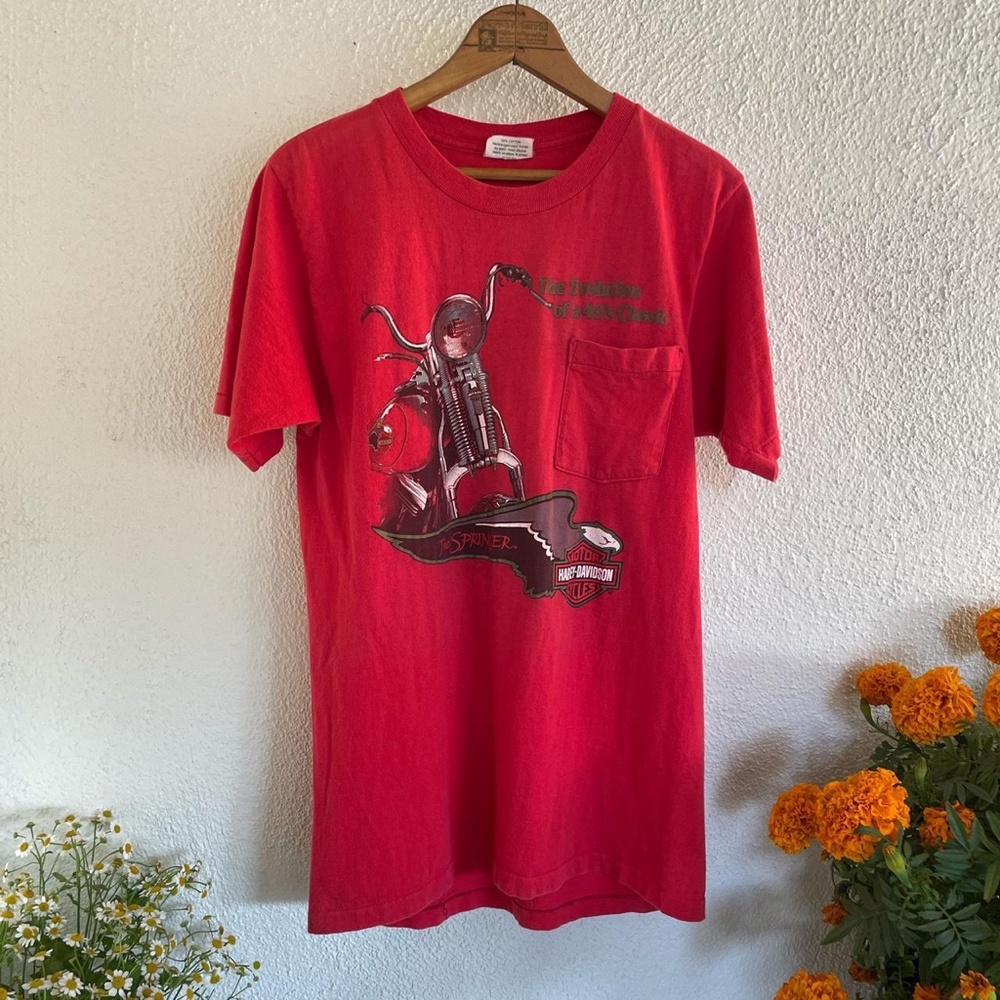 Vintage 80s Harley Davidson Fresno, California shirt
